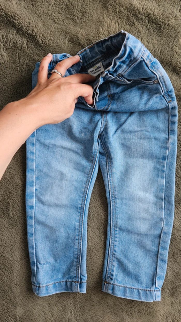 2 jeans tape à l'œil 24 mois - photo numéro 3