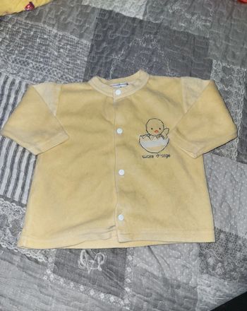 Gilet jaune sucre d'orge 12 mois