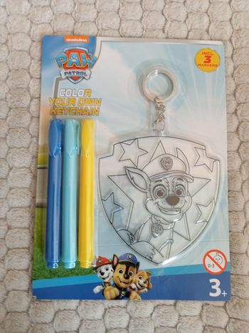 Porte clé a peindre paw patrol