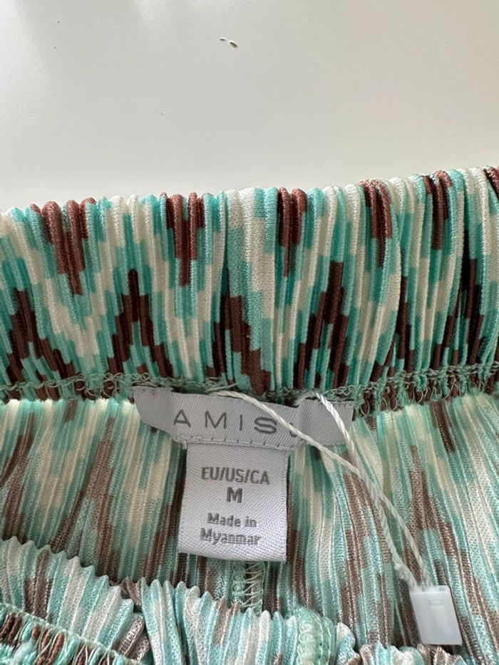 Pantalon large fluide taille élastiquée - photo numéro 2