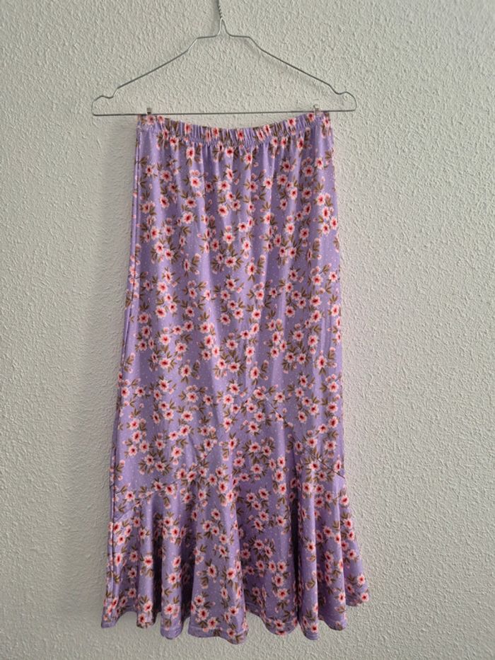 Jupe à fleurs boohoo