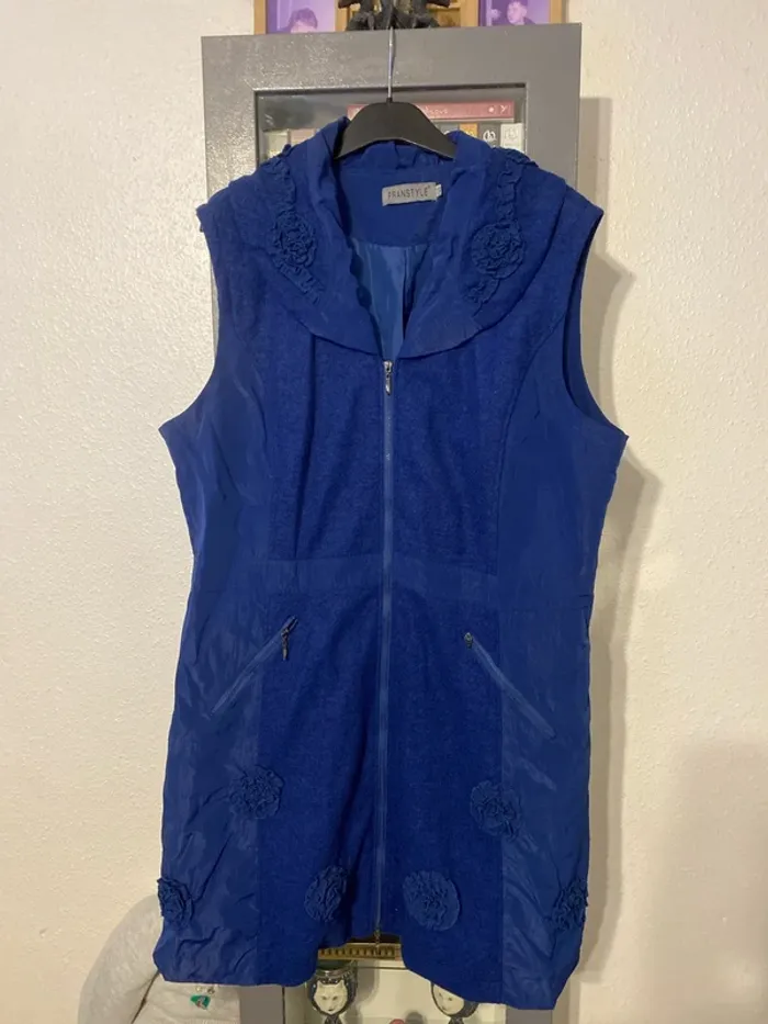 superbe robe tunique bleu Franstyle 50