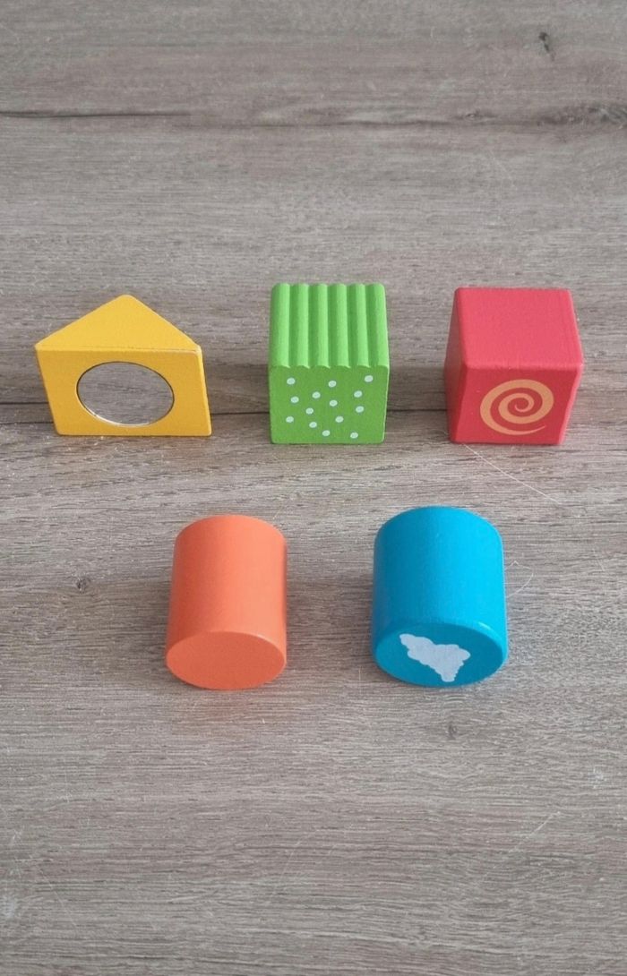 Lot cubes sensoriels en bois - photo numéro 5