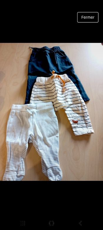 Lot pantalons