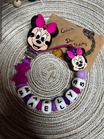 Attache tétine Minnie