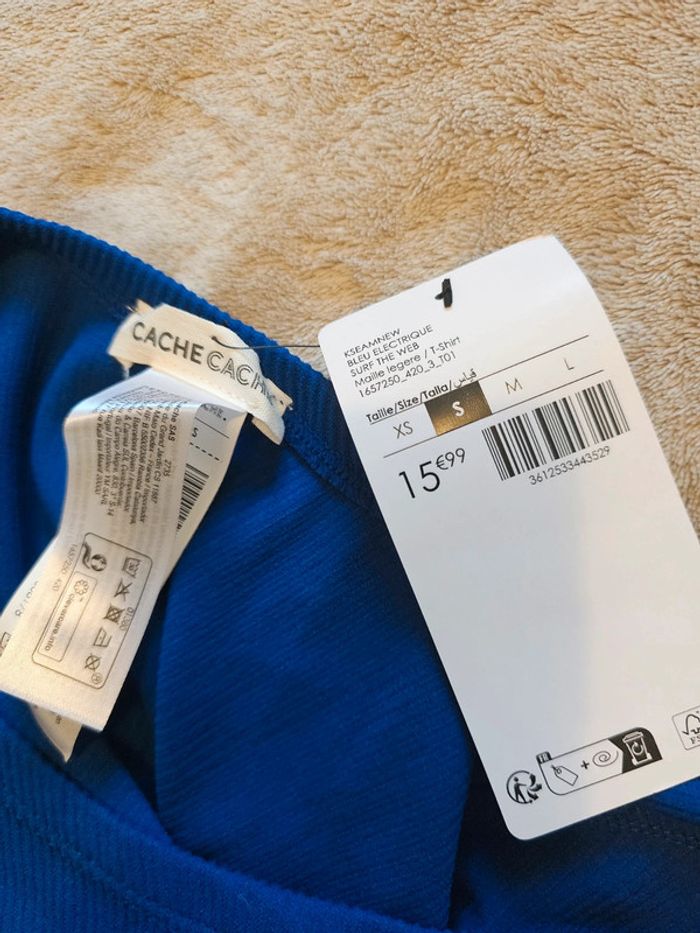 Tee-shirt maille légère Cache Cache Taille S - photo numéro 3