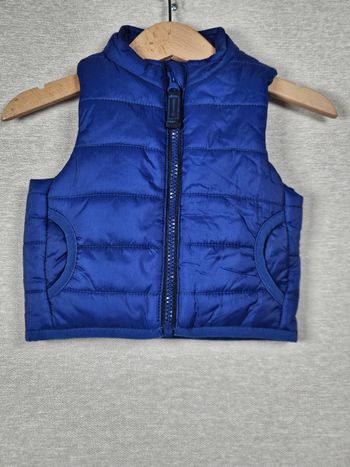 Doudoune sans manche bleu vertbaudet 3 mois 60 cm 