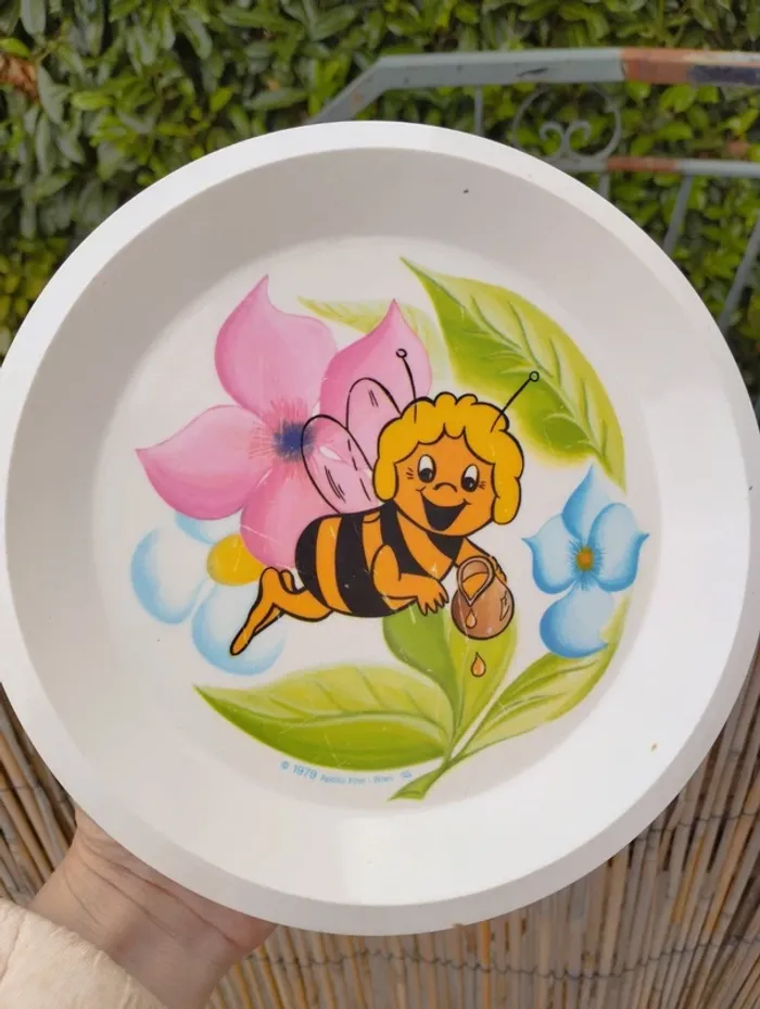 assiette maya l'abeille