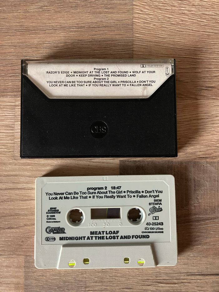 Cassette audio-Meat loaf-Midnight at the lost and found - photo numéro 2