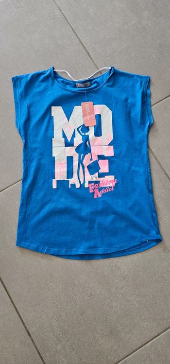 Tee shirt bleu Tout simplement taille 36