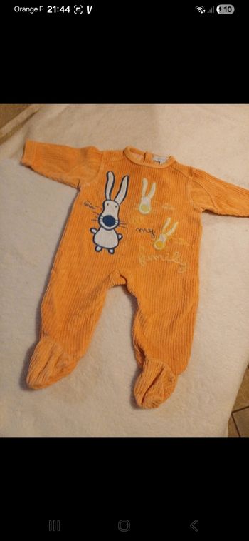 Pyjama bébé taille 3 mois