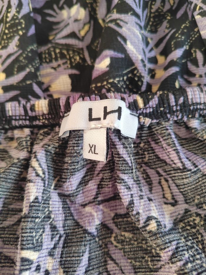 Top épaules dénudées femme – Taille XL – Très Bon État – Motif tropical - photo numéro 6