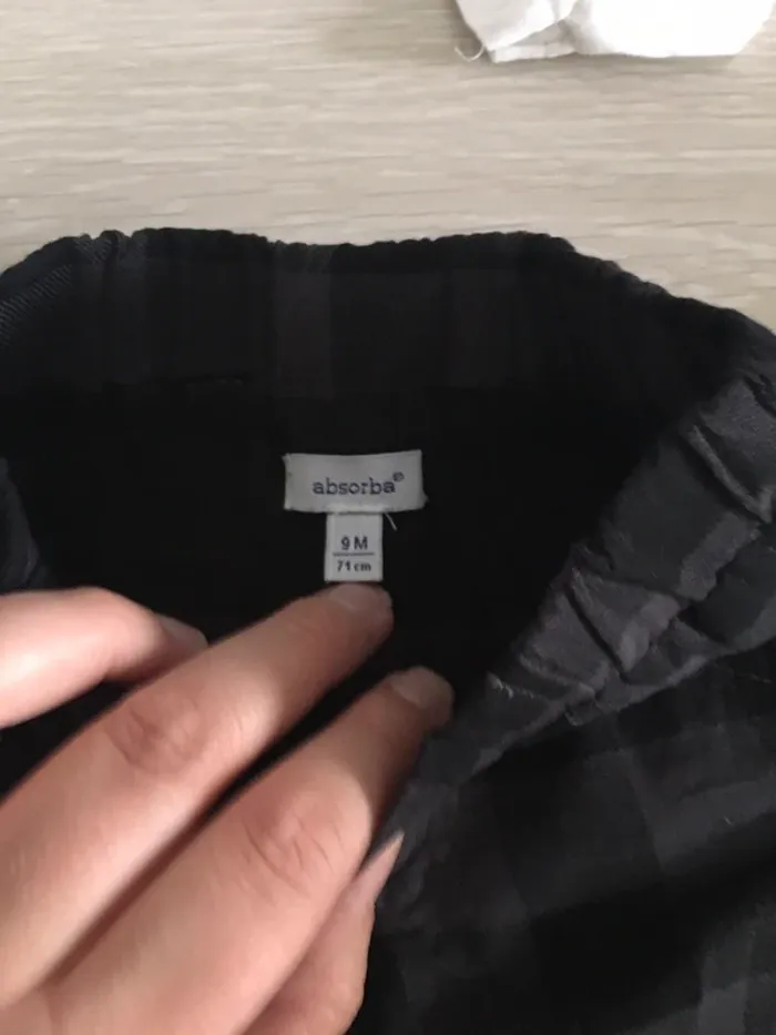 Ensemble pantalon + t-shirt manches longues 9 mois absorba - photo numéro 5