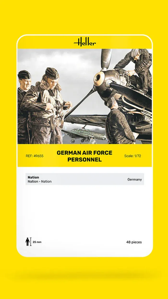 HELLER 49655 Figurines German Air Force Personnel 1/72 - photo numéro 2