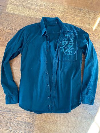Chemise noire homme T3