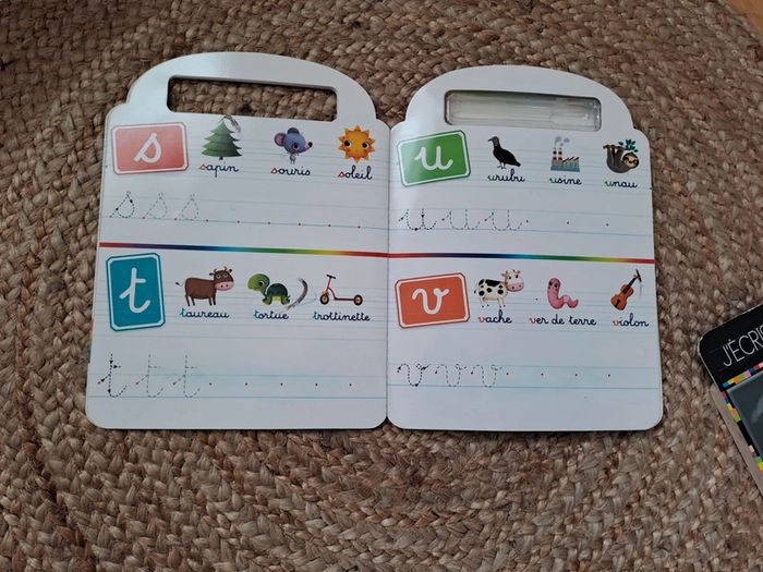 2 cahiers/ livres d écriture les lettres minuscules et les 5 sens - photo numéro 5