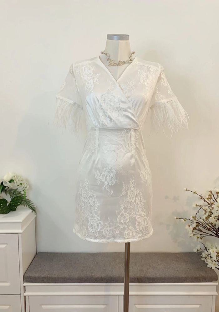 Dress Robe Chic White Elegant Princess - photo numéro 2