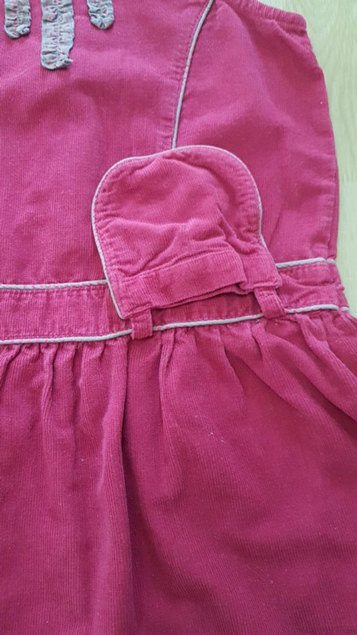 Robe velours côtelé 4 ans avec petit sac intégré - photo numéro 5