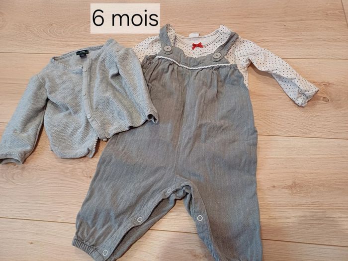 Ensemble salopette 6 mois
