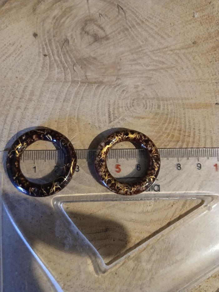 Lot de 22 cercle rondelles percée accessoires bijoux ou autre - photo numéro 5