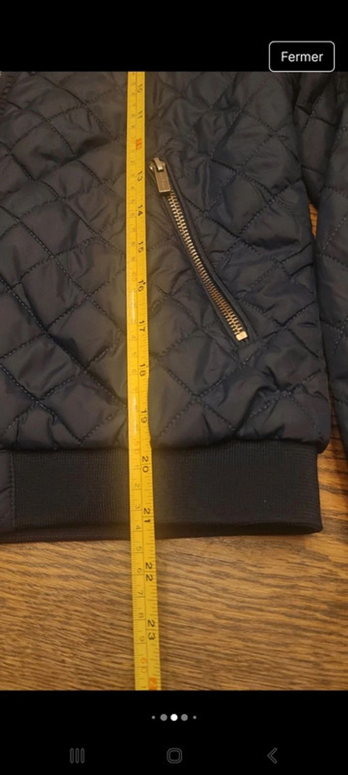 Jolie Veste coupe vent Bien Bleu taille M - photo numéro 7