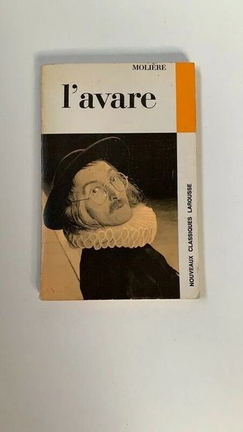 Livre l’Avare Molière Nouveaux Classiques Larousse