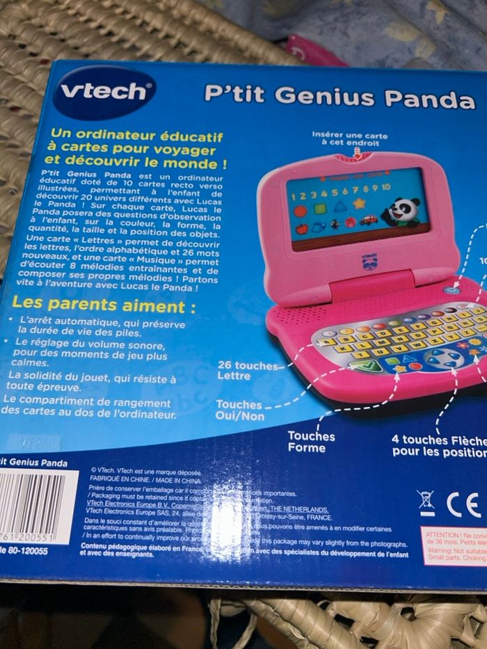 P’tit genius panda vtech ordinateur neuf - photo numéro 3