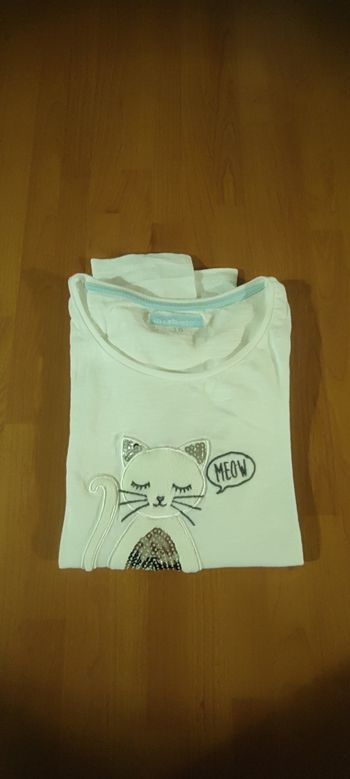 Tee-shirt crème in Extenso 10 ans