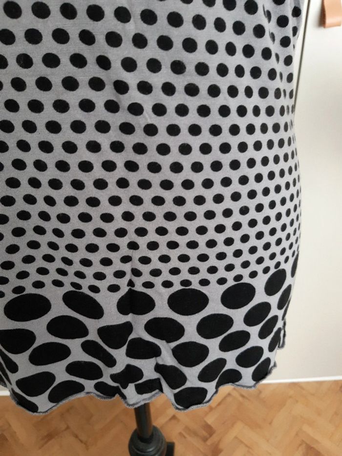 Débardeur pois noir et gris - photo numéro 3