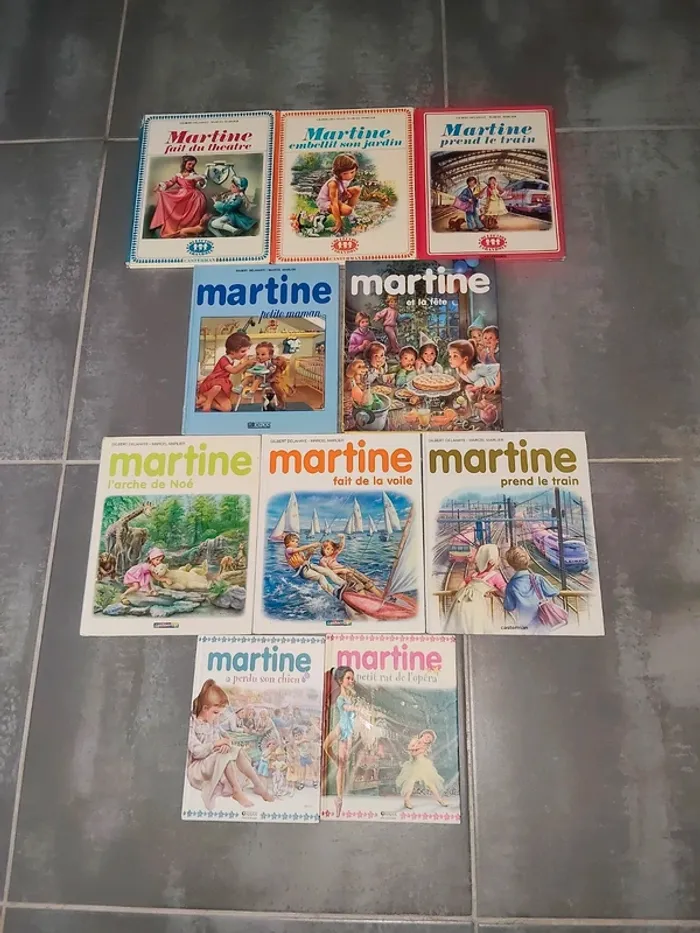 Lot 10livres Martine