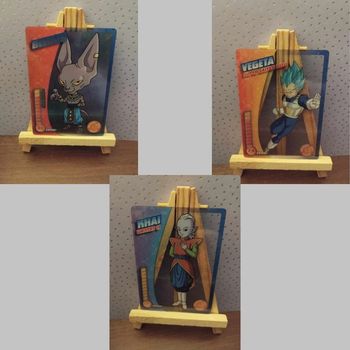 3 cartes Dragon ball