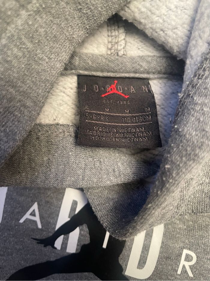 Sweat à capuche Jordan 5/6 ans (11O/116) - photo numéro 6