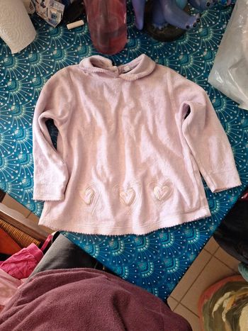 Haut pyjama polaire 2 ans