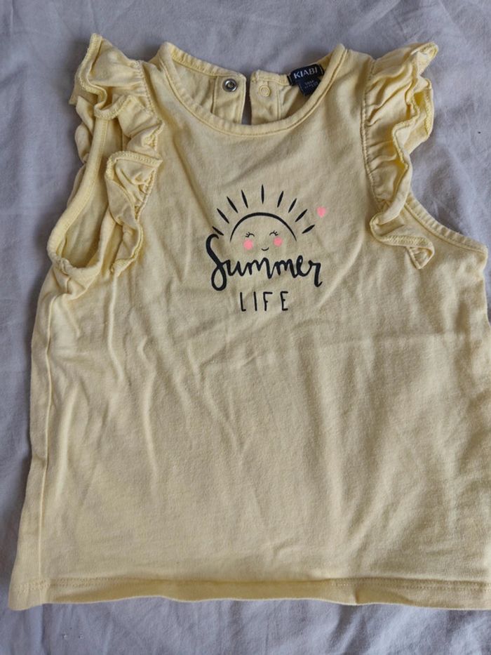 Lot 10 tee shirt manches courtes 18 mois - photo numéro 10