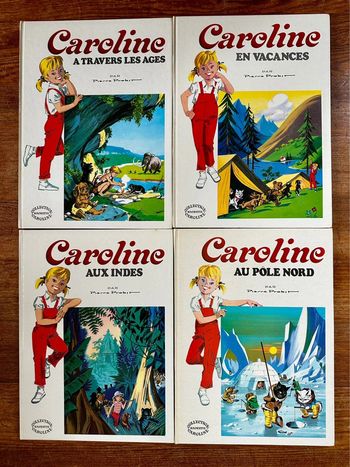 Lot de 4 livres Caroline Pierre Probst grands albums Hachette anciens vintage rares