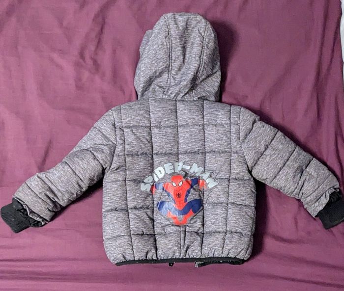 Doudoune grise Spider-Man - photo numéro 2