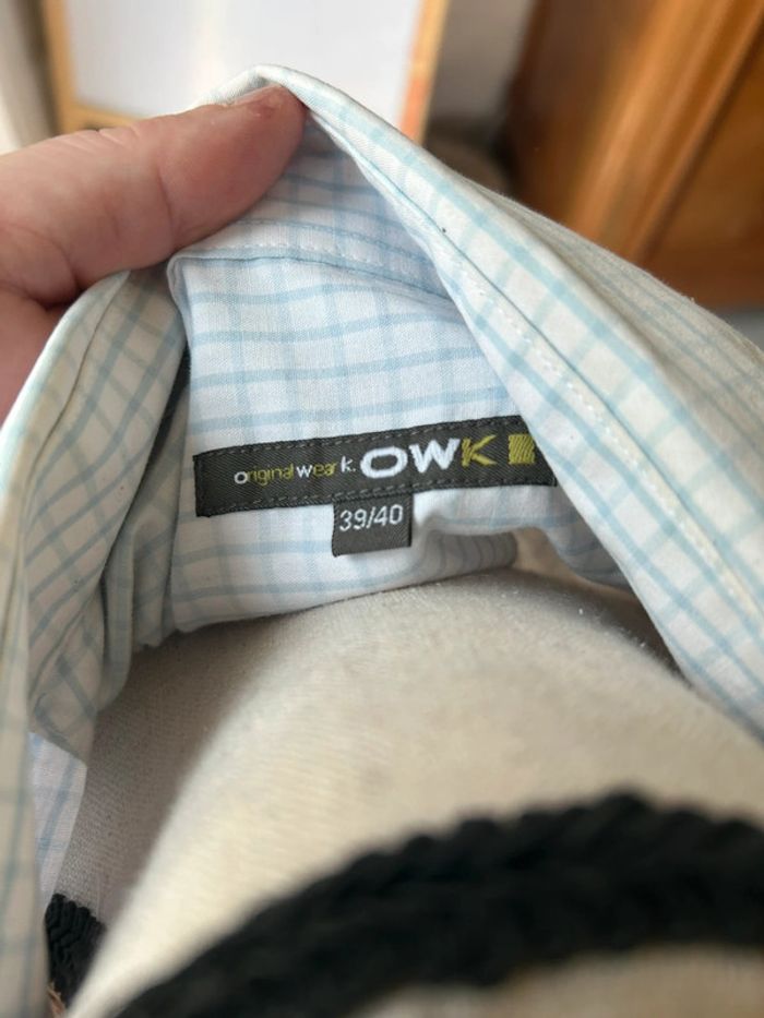 Chemise à carreaux OWK 39/40 - photo numéro 3