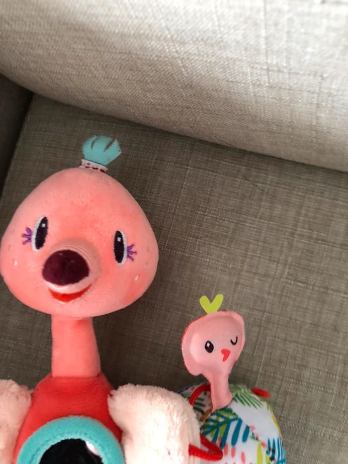 Hochet lilliputiens flamand rose Anaïs - photo numéro 3