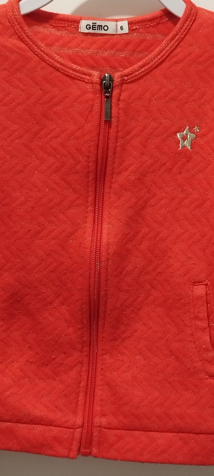 Veste gilet fille 6 ans Gémo - photo numéro 2