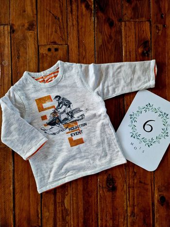 T-shirt manches longues réversible Orchestra