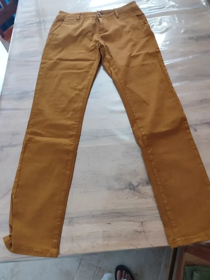 Pantalon droit Lab dip – S – Moutarde – État : Excellent