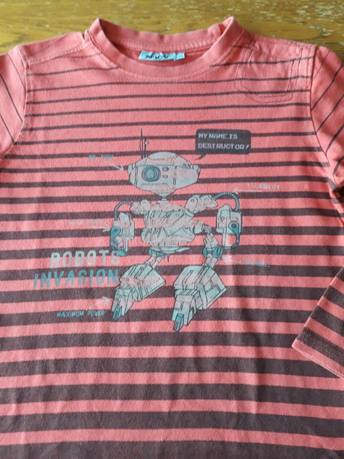 T-shirt rayé manches longues - photo numéro 3