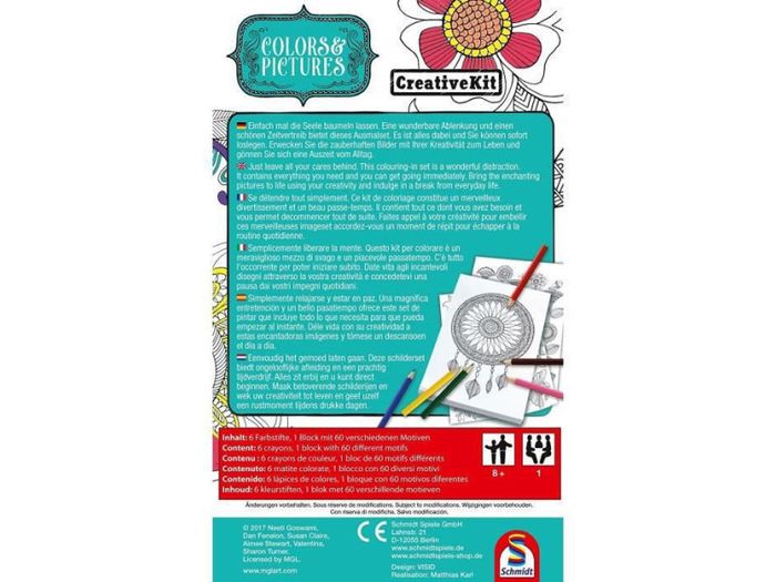 Schmidt Spiele Kit Créatif-Couleurs et dessins 51403 - photo numéro 2