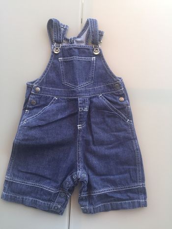salopette en jean le petit bateau garçon 6 mois