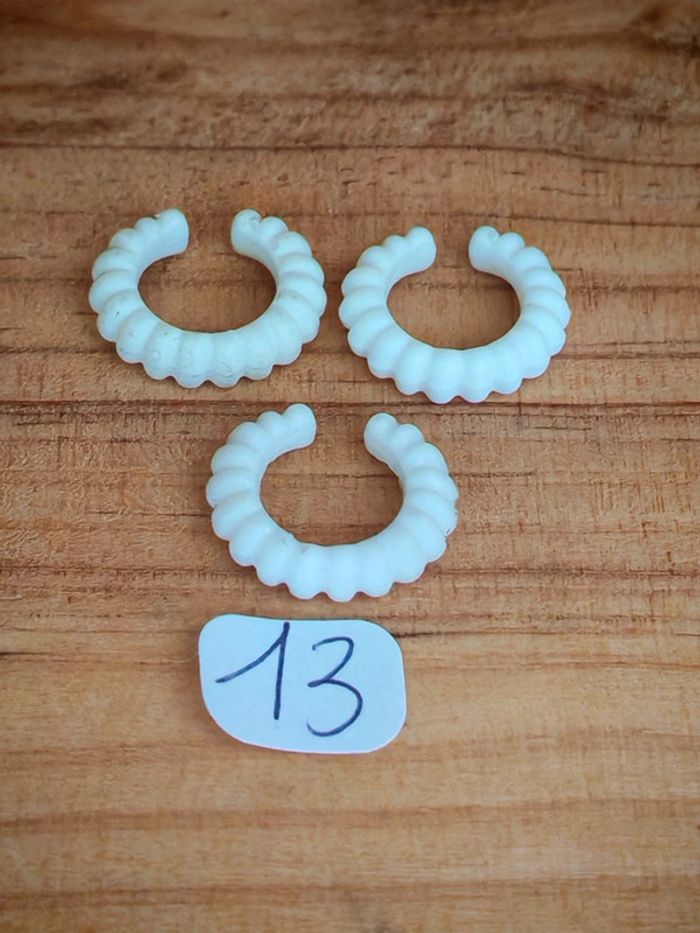 Playmobil vintage 3 cols blancs tricot