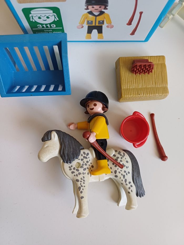Équitation,Poney Playmobil complet 3119 - photo numéro 3