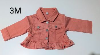 Veste en jean corail - lucieju3ETE