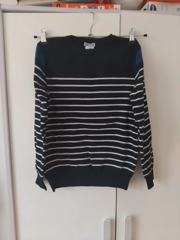 Pull jacadi t12 ans 100%coton - photo numéro 3