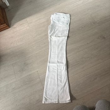 Pantalon femme blanc