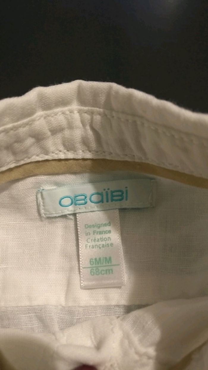 Chemise obaibi 6 mois - photo numéro 2